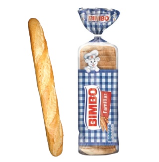 Pan blanco ultraprocesado